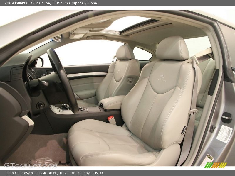 Platinum Graphite / Stone 2009 Infiniti G 37 x Coupe