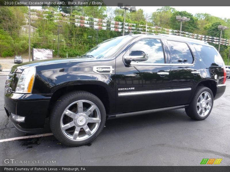 Black Raven / Ebony 2010 Cadillac Escalade Hybrid AWD