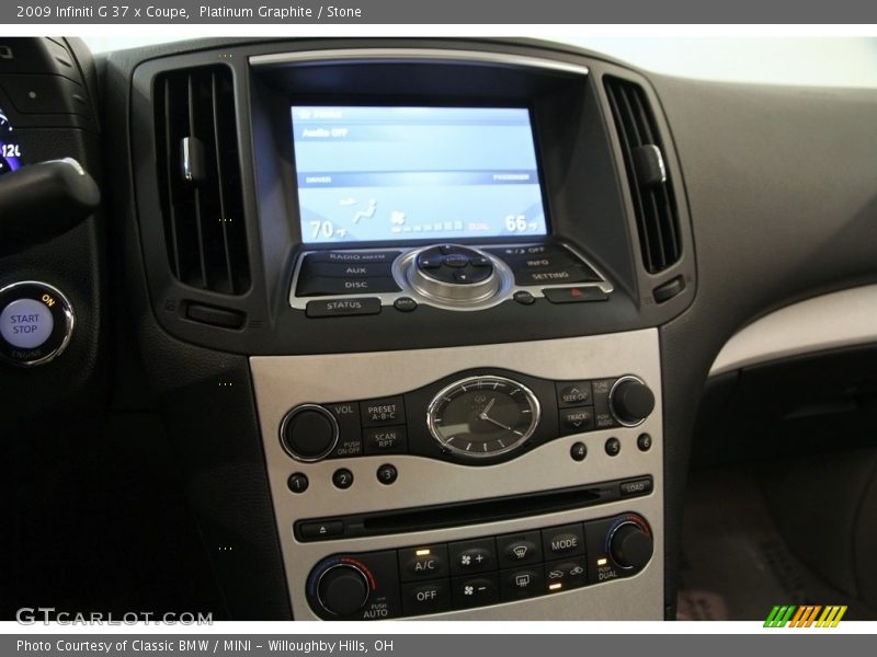 Platinum Graphite / Stone 2009 Infiniti G 37 x Coupe
