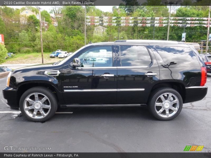 Black Raven / Ebony 2010 Cadillac Escalade Hybrid AWD