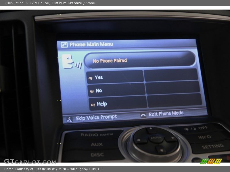 Platinum Graphite / Stone 2009 Infiniti G 37 x Coupe