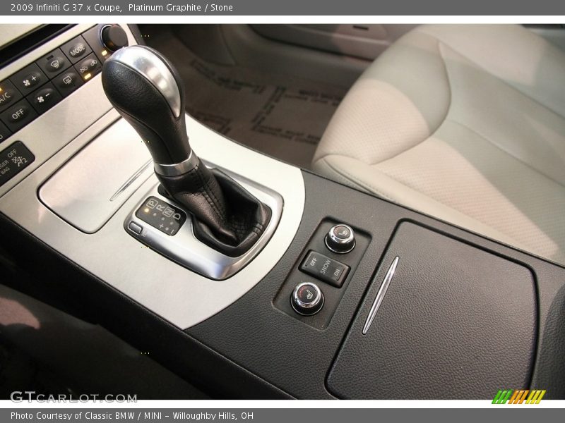 Platinum Graphite / Stone 2009 Infiniti G 37 x Coupe