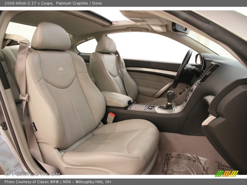 Platinum Graphite / Stone 2009 Infiniti G 37 x Coupe