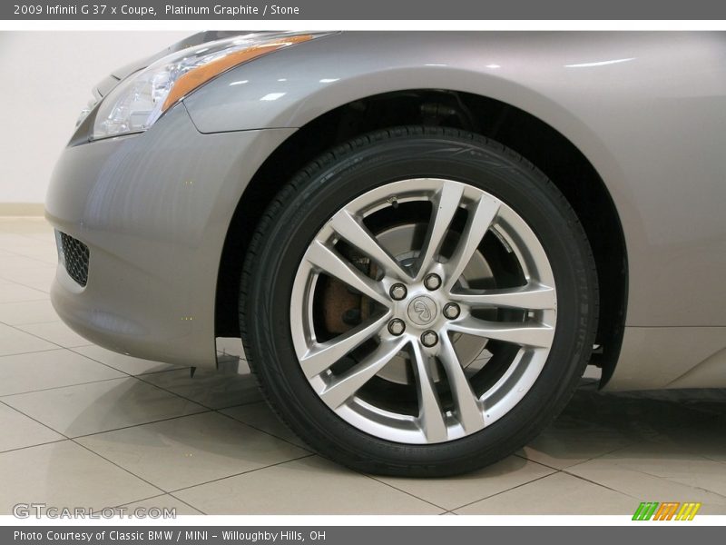 Platinum Graphite / Stone 2009 Infiniti G 37 x Coupe