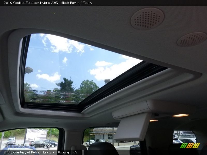 Black Raven / Ebony 2010 Cadillac Escalade Hybrid AWD