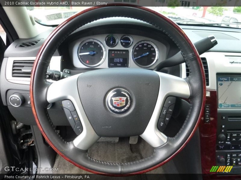 Black Raven / Ebony 2010 Cadillac Escalade Hybrid AWD