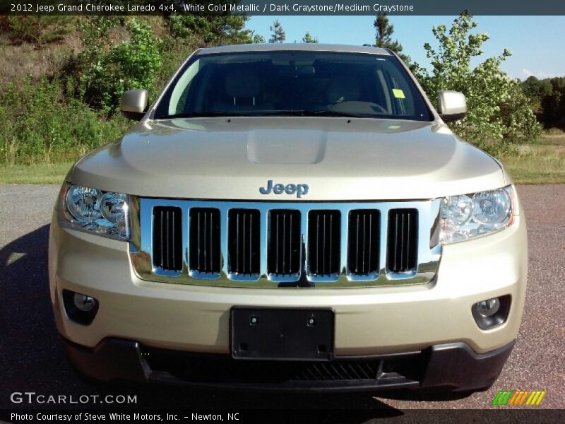 White Gold Metallic / Dark Graystone/Medium Graystone 2012 Jeep Grand Cherokee Laredo 4x4