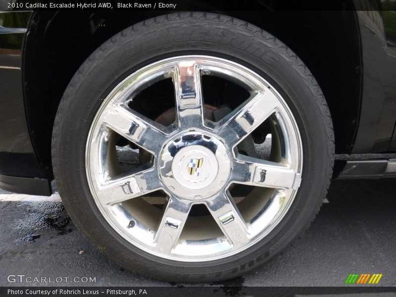 Black Raven / Ebony 2010 Cadillac Escalade Hybrid AWD