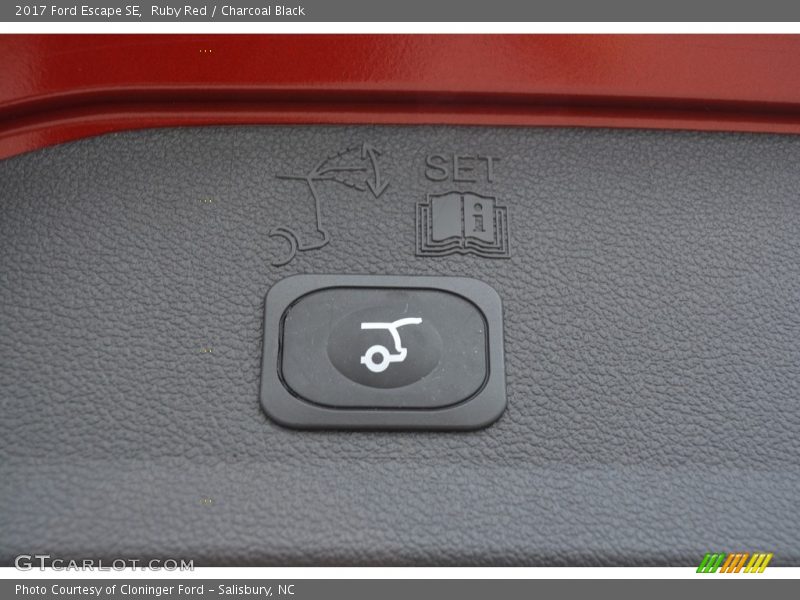 Ruby Red / Charcoal Black 2017 Ford Escape SE