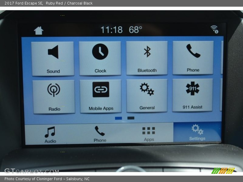Ruby Red / Charcoal Black 2017 Ford Escape SE