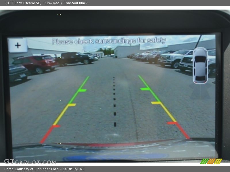 Ruby Red / Charcoal Black 2017 Ford Escape SE