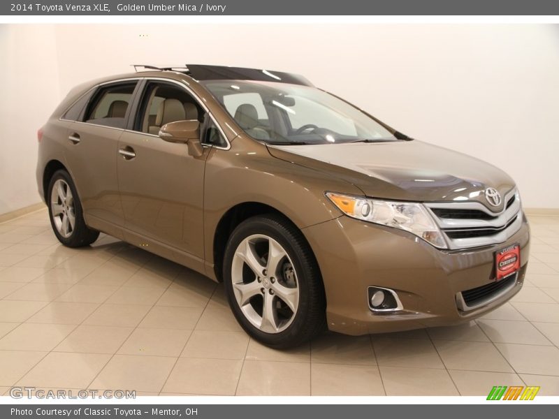 Golden Umber Mica / Ivory 2014 Toyota Venza XLE