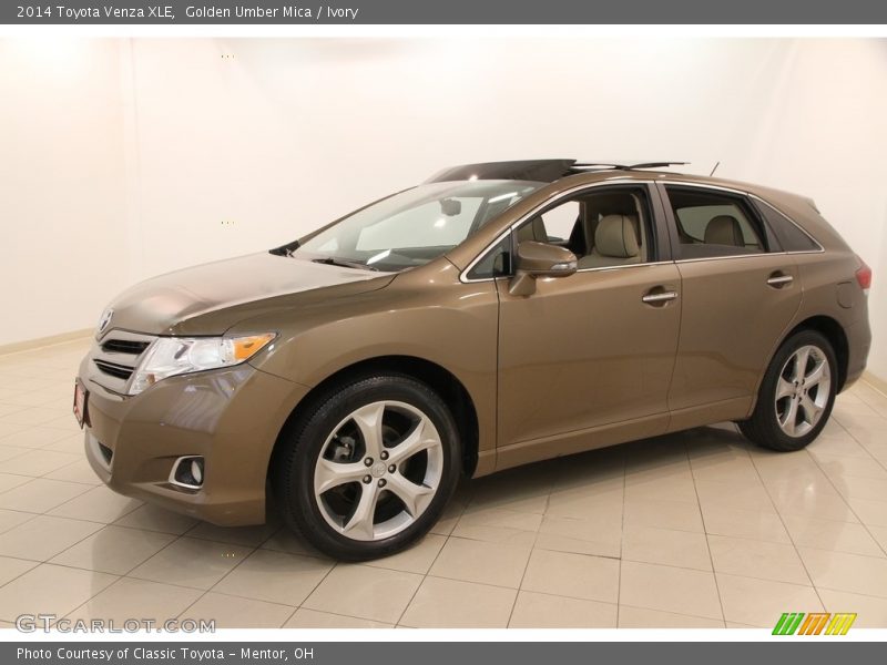 Golden Umber Mica / Ivory 2014 Toyota Venza XLE