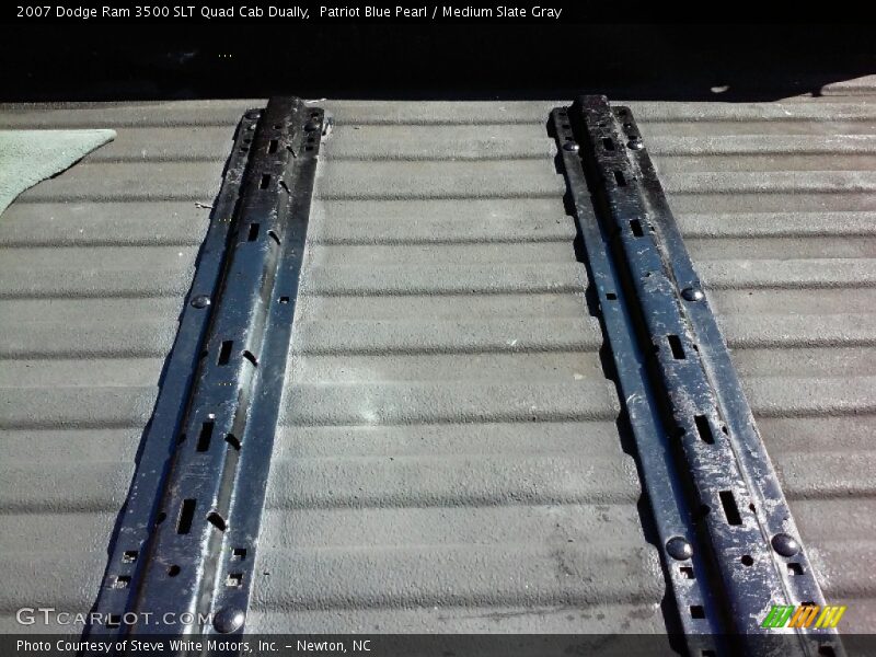 Patriot Blue Pearl / Medium Slate Gray 2007 Dodge Ram 3500 SLT Quad Cab Dually