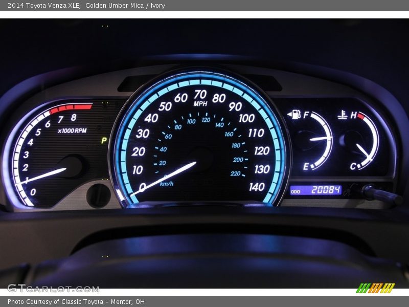 Golden Umber Mica / Ivory 2014 Toyota Venza XLE