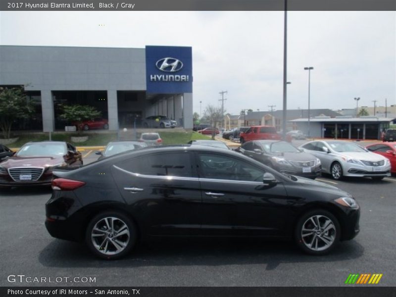 Black / Gray 2017 Hyundai Elantra Limited