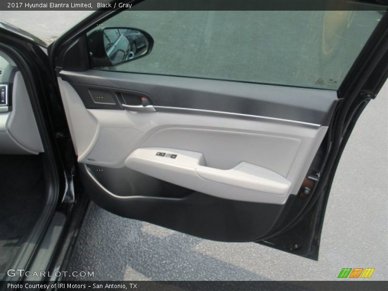 Black / Gray 2017 Hyundai Elantra Limited