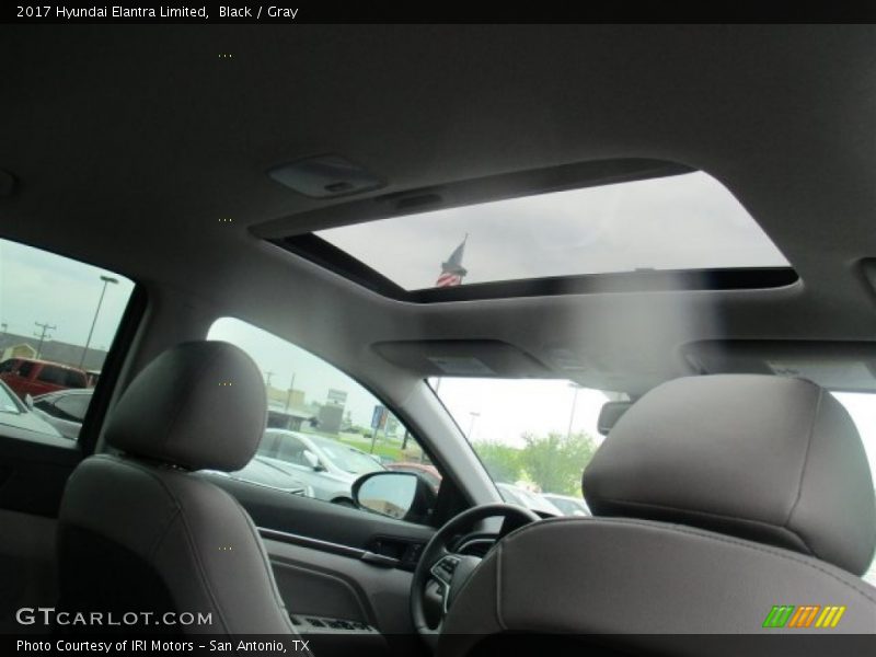 Black / Gray 2017 Hyundai Elantra Limited