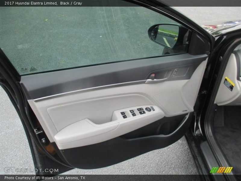 Black / Gray 2017 Hyundai Elantra Limited