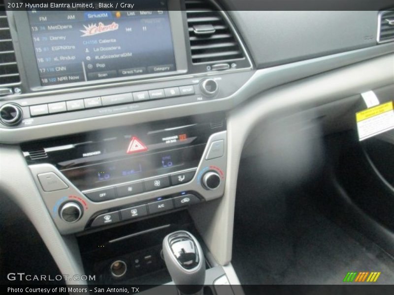 Black / Gray 2017 Hyundai Elantra Limited