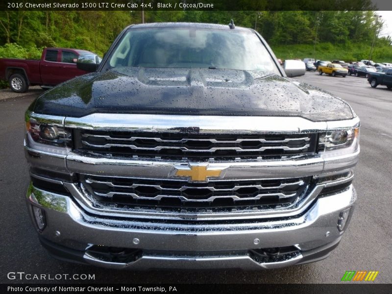 Black / Cocoa/Dune 2016 Chevrolet Silverado 1500 LTZ Crew Cab 4x4