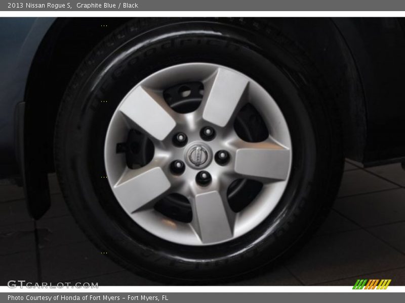 Graphite Blue / Black 2013 Nissan Rogue S