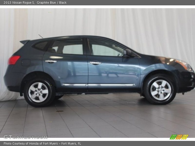 Graphite Blue / Black 2013 Nissan Rogue S