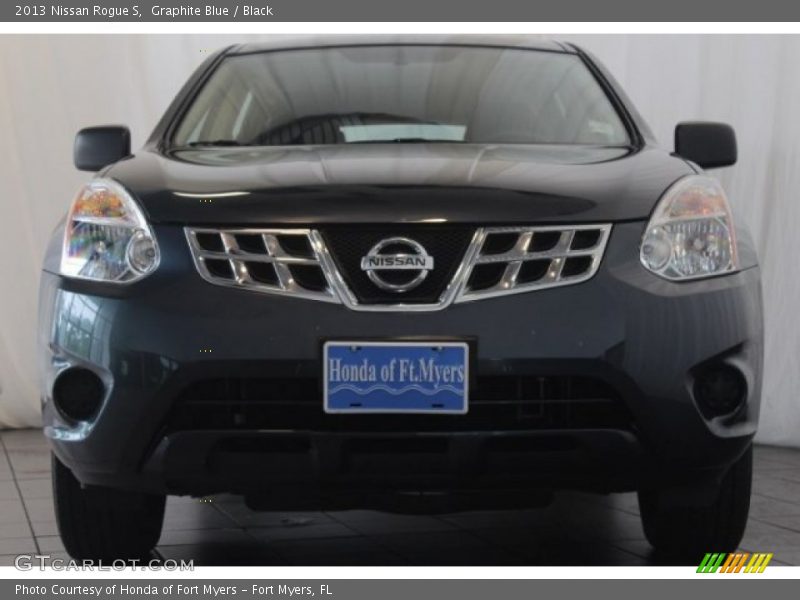 Graphite Blue / Black 2013 Nissan Rogue S