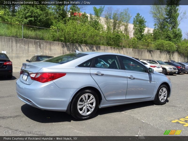 Iridescent Silver Blue Metallic / Gray 2011 Hyundai Sonata GLS