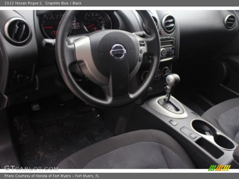 Graphite Blue / Black 2013 Nissan Rogue S