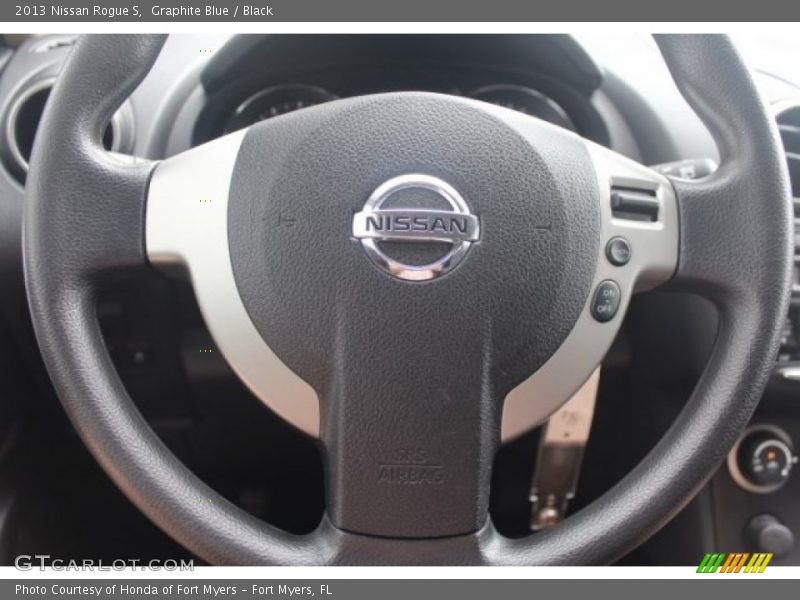 Graphite Blue / Black 2013 Nissan Rogue S