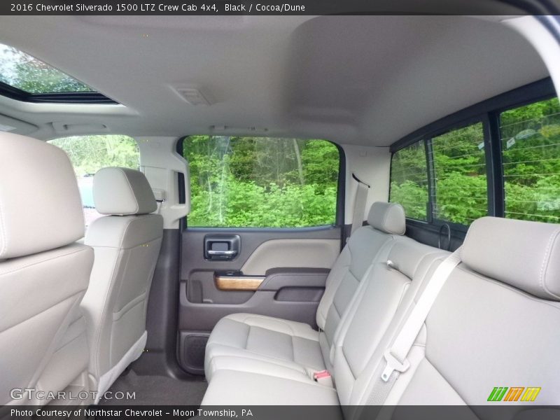 Black / Cocoa/Dune 2016 Chevrolet Silverado 1500 LTZ Crew Cab 4x4