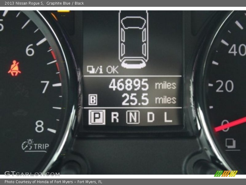 Graphite Blue / Black 2013 Nissan Rogue S