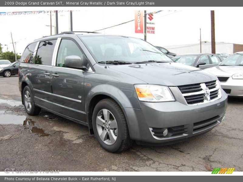 Mineral Gray Metallic / Dark Slate Gray/Light Shale 2009 Dodge Grand Caravan SXT