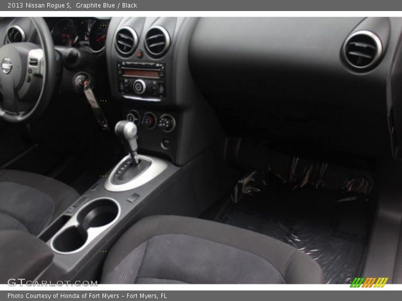 Graphite Blue / Black 2013 Nissan Rogue S