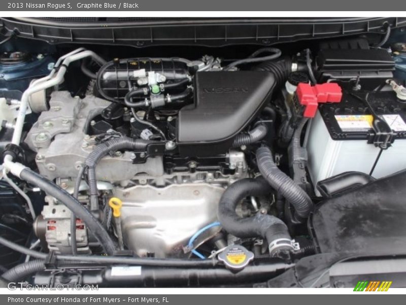 Graphite Blue / Black 2013 Nissan Rogue S