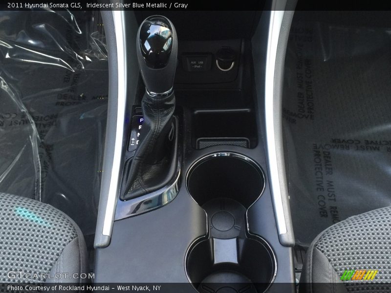 Iridescent Silver Blue Metallic / Gray 2011 Hyundai Sonata GLS