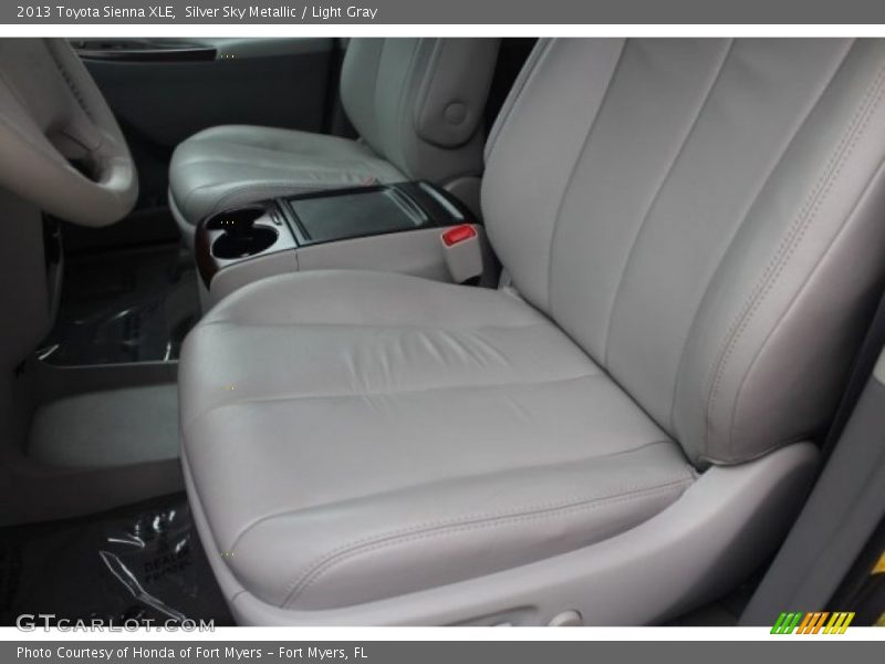 Silver Sky Metallic / Light Gray 2013 Toyota Sienna XLE