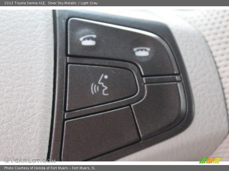 Silver Sky Metallic / Light Gray 2013 Toyota Sienna XLE