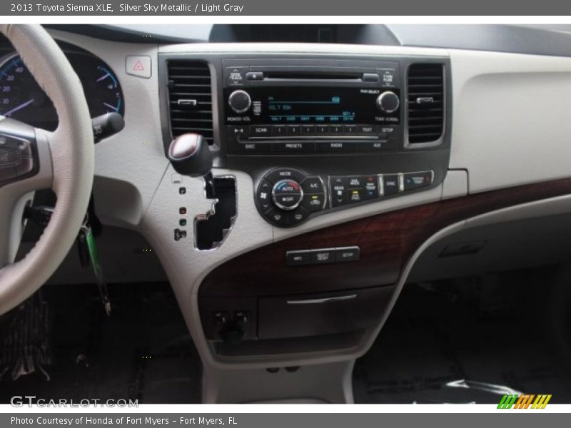 Silver Sky Metallic / Light Gray 2013 Toyota Sienna XLE
