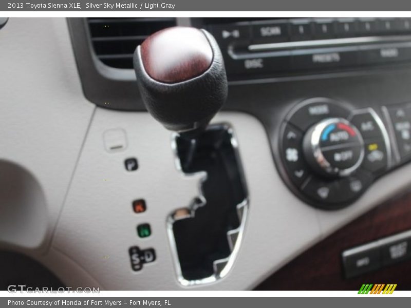 Silver Sky Metallic / Light Gray 2013 Toyota Sienna XLE