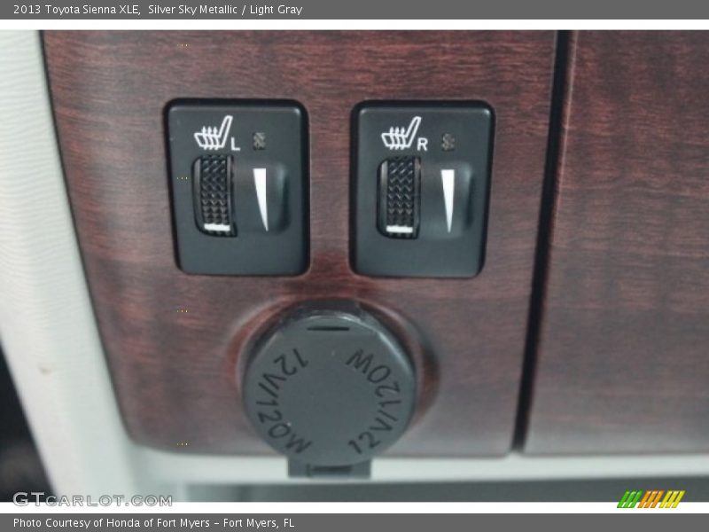 Silver Sky Metallic / Light Gray 2013 Toyota Sienna XLE