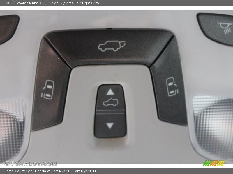 Silver Sky Metallic / Light Gray 2013 Toyota Sienna XLE