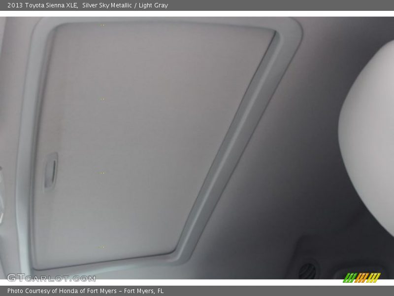 Silver Sky Metallic / Light Gray 2013 Toyota Sienna XLE