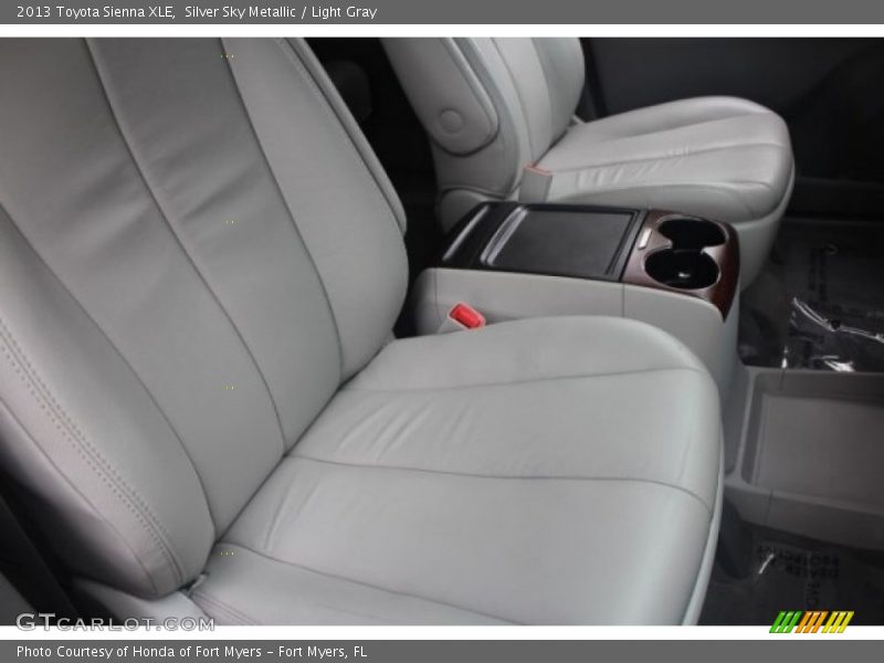 Silver Sky Metallic / Light Gray 2013 Toyota Sienna XLE