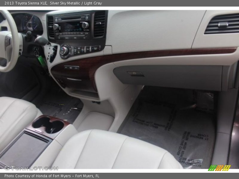 Silver Sky Metallic / Light Gray 2013 Toyota Sienna XLE