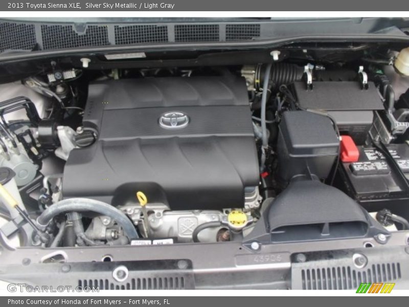 Silver Sky Metallic / Light Gray 2013 Toyota Sienna XLE