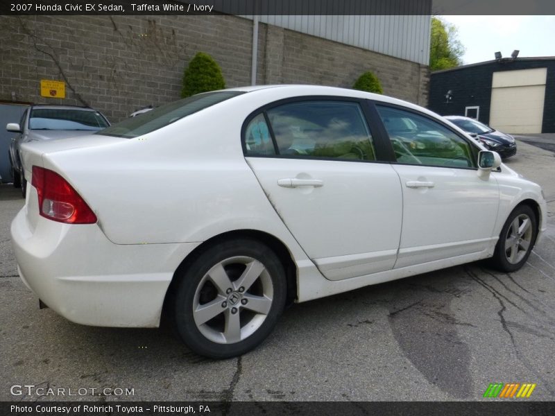 Taffeta White / Ivory 2007 Honda Civic EX Sedan