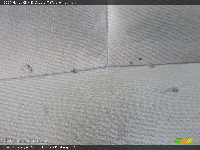 Taffeta White / Ivory 2007 Honda Civic EX Sedan