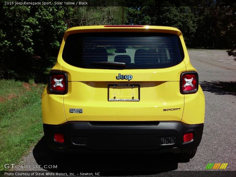 Solar Yellow / Black 2016 Jeep Renegade Sport